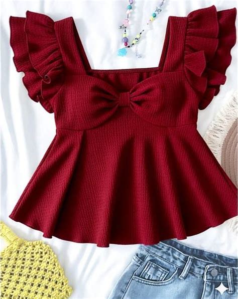 Puff Sleeve Tops - Buy Puff Sleeve Tops online at Best Prices in India ...