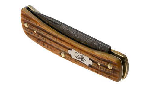 Case Sod Buster Jr 52421 Burnt Goldenrod Damascus 6137 zakmes ...