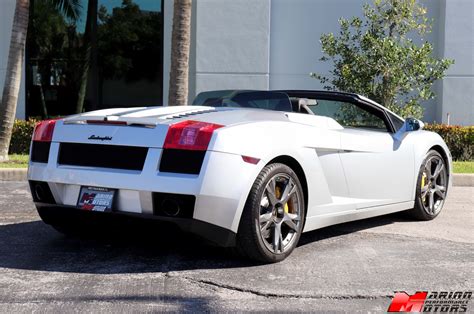 Used 2008 Lamborghini Gallardo Spyder For Sale ($129,900) | Marino Performance Motors Stock #A06930