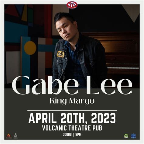 Gabe Lee Tickets at Volcanic Theater Pub in Bend by Volcanic Theatre ...