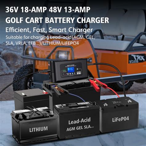 YHCHKJ Golf cart Battery Charger, 48V 13A and 36V 18A India | Ubuy