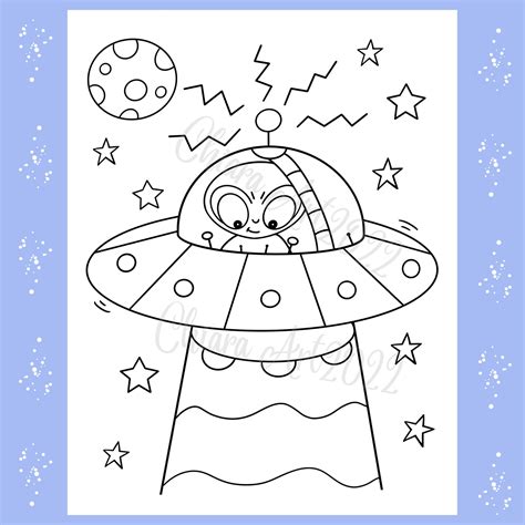 Image result for Alien Coloring Pages Preschool