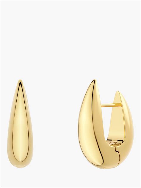 EDBLAD Crest Drop Hoop Earrings, Large