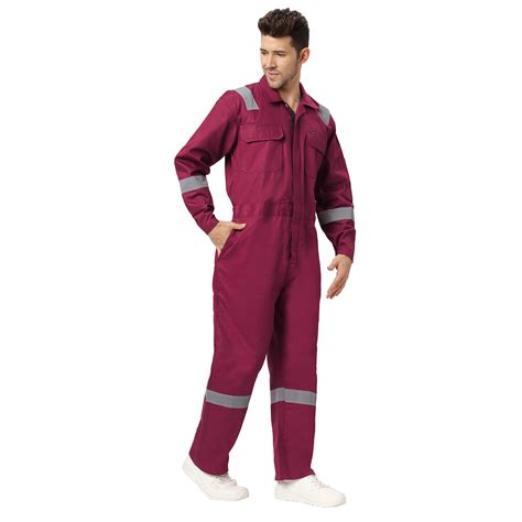 Premium Cotton Boiler Suit Coverall with Reflective Tape