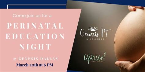 Perinatal Education Night w/ Uprise Chiropractic, Genesis PT & Wellness ...