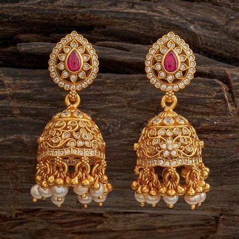 Exquisite Silver Temple Earrings| Heritage Silver Temple Jewellery