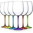 Buy Ash & Roh® Wine Glass - Ideal for White or Red Wine Party Glass ...