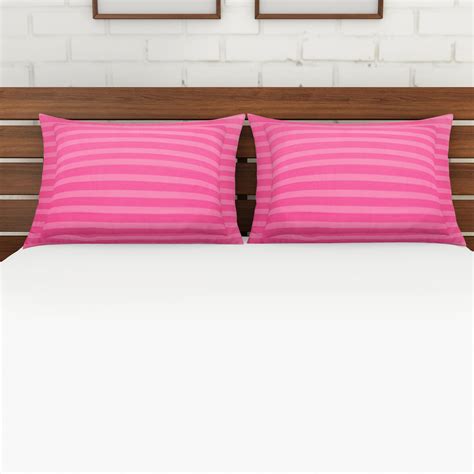 Buy SPACES Skyrise Set of 2 Striped Pillow Covers - 43x68cm from Spaces ...