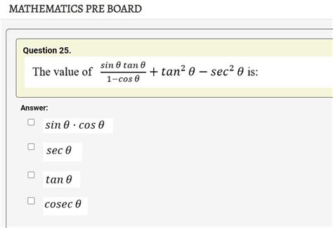 PFA of Trignometry Class 10 question - Brainly.in