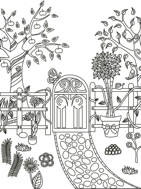 Printable Garden Coloring Pages - Project Idvip.edu.pe