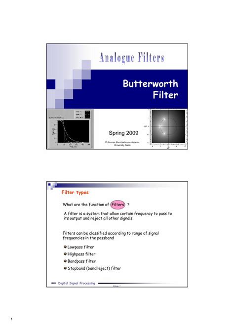 Image result for Butterworth Filter Computer Vision