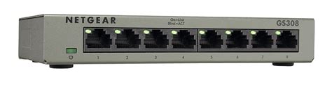 NETGEAR GS308 8-Port Gigabit Ethernet Home Switch | Desktop | Internet ...