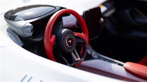 Download wallpaper 3840x2160 car, white, steering wheel, red 4k uhd 16: ...