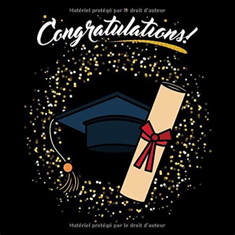 Buy Congratulation - Livre d'or Diplôme - Félicitations - Carte de ...