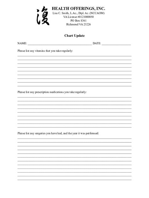 Fillable Online Drug List-Procedure Chart Update form 2017 Fax Email ...