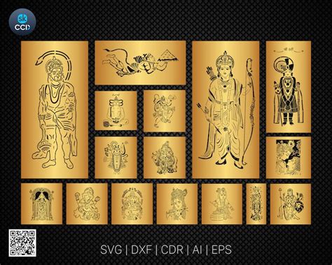 Buy Indian God Collection, Lord Hanuman, Laser Cutting Design, DXF ...
