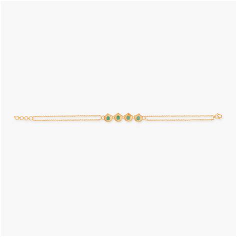 Droplet Gold Bracelet
