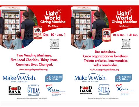 Giving Machines – McAllen, Texas, McAllen Food Park, 10 December to 1 ...