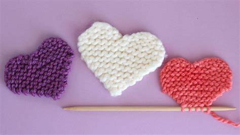 Image result for Simple Knitted Heart Pattern