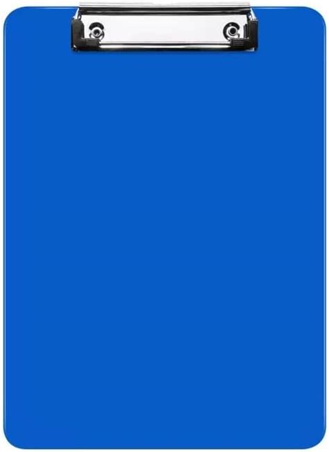 Rasper Blue Acrylic Clip Board Exam Pad for School & Office Unbreakable ...