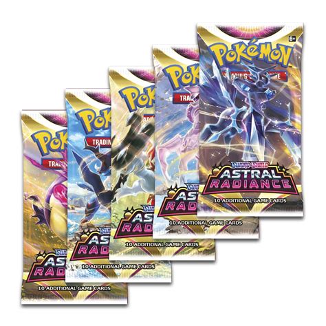 Pokémon TCG: Sword & Shield-Astral Radiance Booster Pack (10 Cards ...