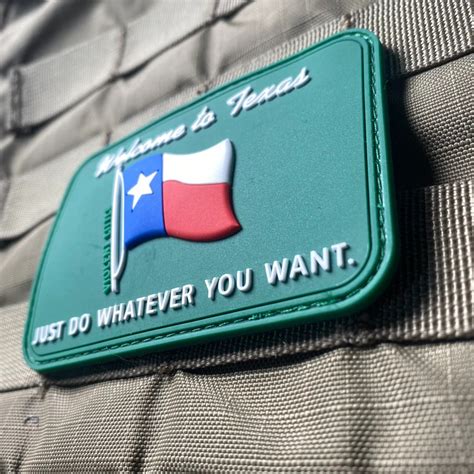 VIOLENT LITTLE MACHINE SHOP DEBUTS THE "WELCOME TO TEXAS" VELCRO PATCH