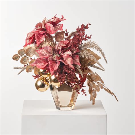 Darby Creek Trading 24 Karat Christmas - Gold Dust Poinsettia & Gold ...