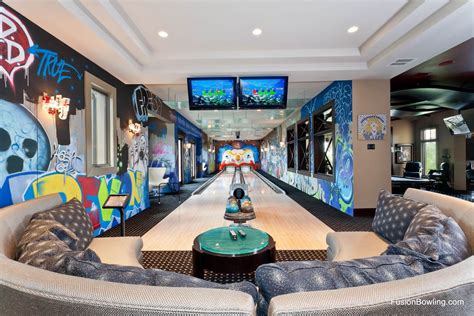 Home Bowling Alley Photos & Amenity Bowling Lane Gallery | Projeto de ...