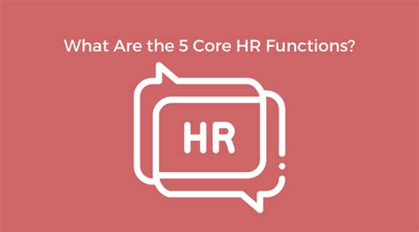 Core HR Functions 的图像结果