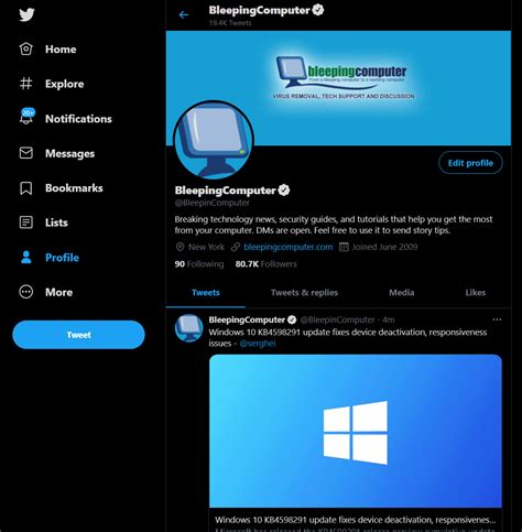 Twitter now autoswitches to dark mode based on your OS settings