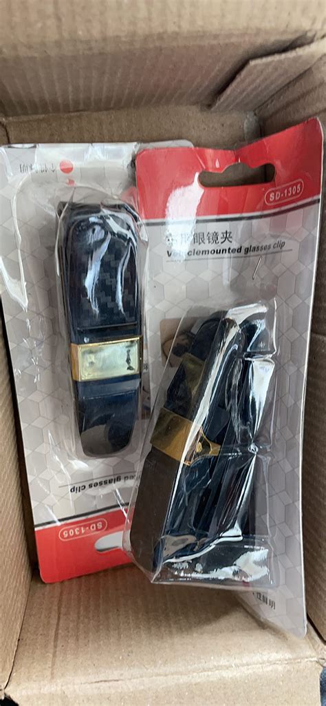 CarFrill 2 Pack Glasses Holders for Car Sun Visor Auto Accessories Car ...