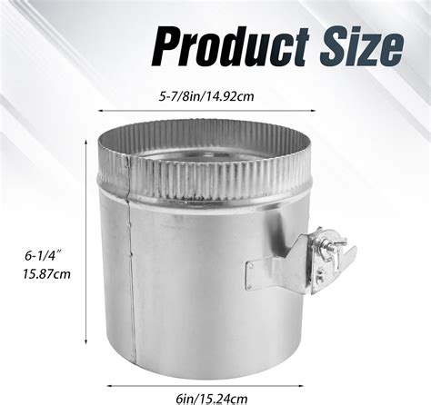 EATAKWARD Backdraft Damper HVAC Duct Manual Volume Damper India | Ubuy