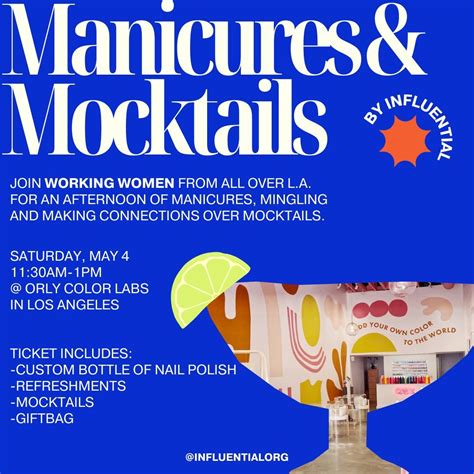 Manicures & Mocktails, ORLY Color Labs, West Hollywood, 4 May 2024 ...