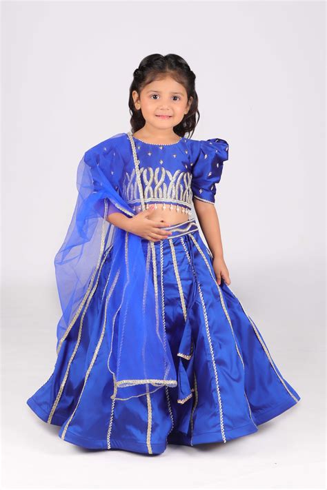Devy's Utsav Blue Lehenga– Devykids