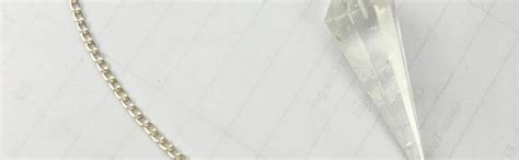 Jet International Exquisite Crystal Quartz Cone Shaped Pendulum ...