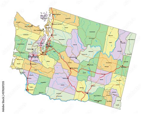 Map Washington State 的图像结果