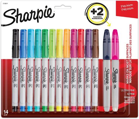 Buy Sharpie Ultra Fine Permanent Marker Set - 12 Assorted Ultra Fine ...