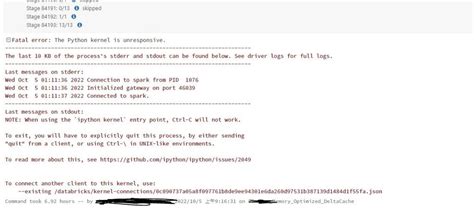 Image result for Databricks Python Kernel Issue