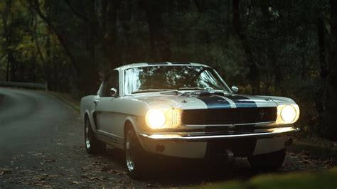 headlight beams, car, 1965 Ford Mustang, American cars, HD Wallpaper | Rare Gallery