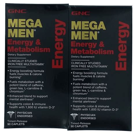 GNC Mega Men Multivitamins for Energy & Metabolism - India | Ubuy