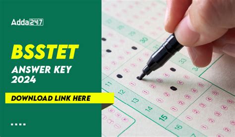 BSSTET Answer Key 2024 Out, Check Response Sheet