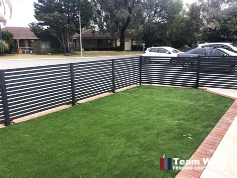 Horizontal Slat Fence