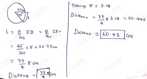 Solved: The radius of a wheel rolling on the ground is 77 centimeters ...