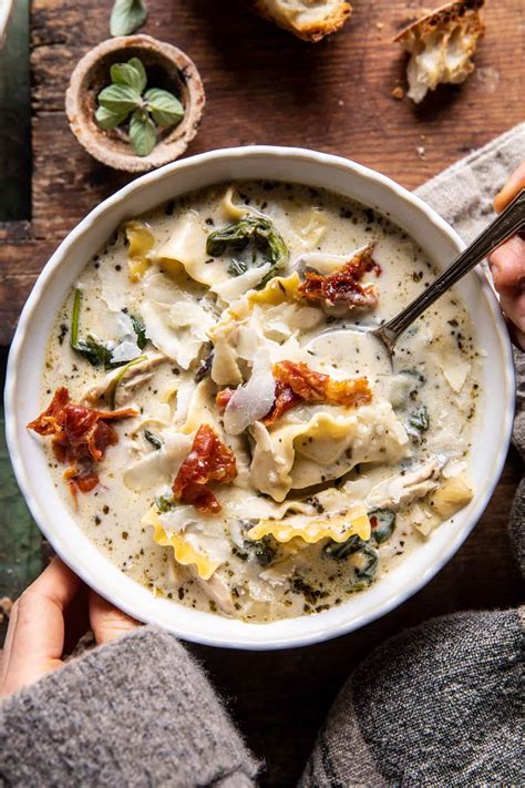 Creamy White Lasagna Soup. - Half Baked Harvest