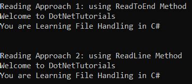 Image result for How to Use StreamWriter C