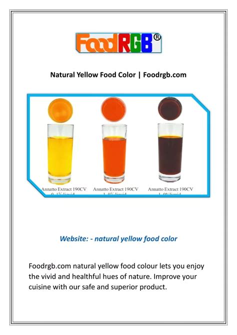 Image result for Food Yellow Color Code