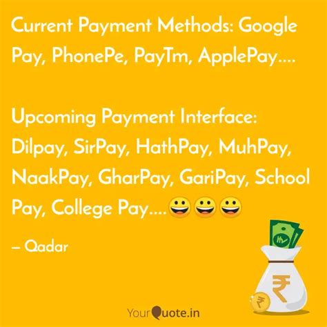 Current Payment Methods: ... | Quotes & Writings by Muhammad Jalal ...