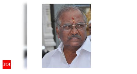 E Madhusudhanan, AIADMK presidium chairman, dies in Chennai