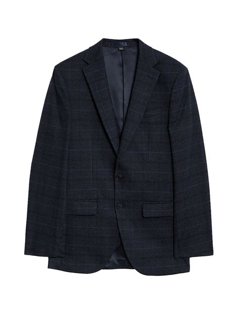 Buy Slim Fit Prince of Wales Check Suit at Marks & Spencer