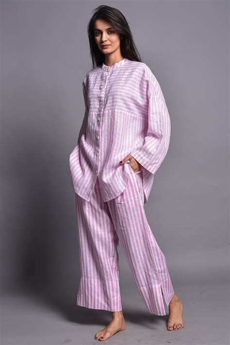 Women's Linen Pajama Sets at Humberto Watts blog